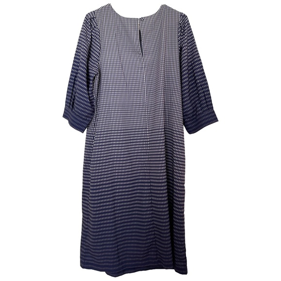 Shift Dress Square Pattern Ombre XL - Picture 7 of 10